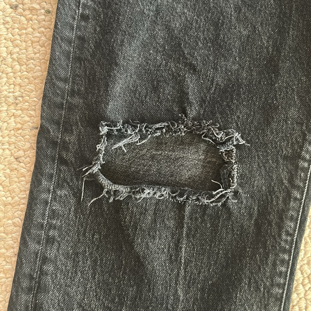 Free People size 31 black jean - Picture 5 of 6